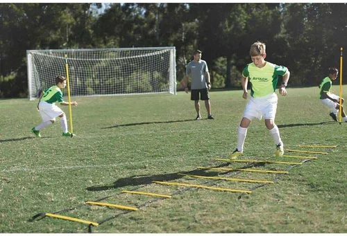 Vista 6 de SKLZ Speed and Agility Ladder - Training Equipment for Athletes - Improve Coordination, Footwork, and Quickness - Ideal for Soccer, Football, and