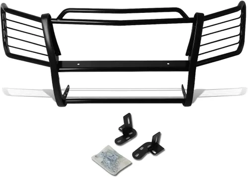 Vista 15 de DNA MOTORING GRILL-G-074-SS Protector de Parrilla de Parachoques Delantero de Acero Inoxidable Compatible con Silverado 1500 07-13