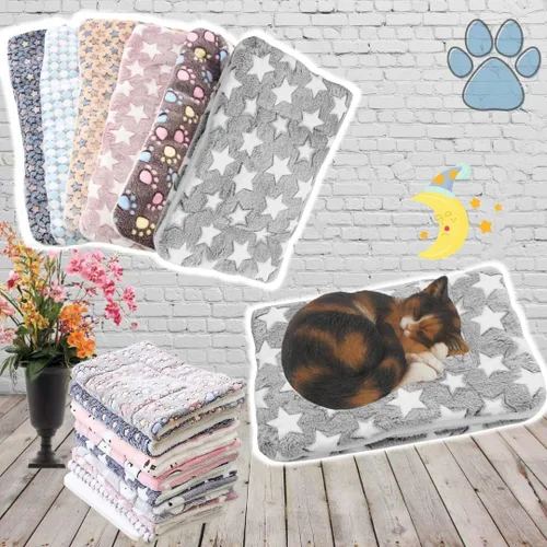 Vista 2 de Manta acogedora calmante para gatos para ansiedad y estrés