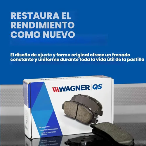 Vista 3 de Wagner QuickStop Set de pastillas de disco de cerámica con herrajes para la instalación, frontal ZD1539