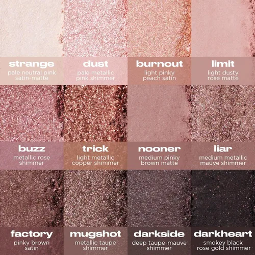 Vista 4 de Urban Decay Naked3 - Paleta de sombras de ojos, 12 tonos rosas neutros versátiles, ultradifuminables, colores intensos con textura aterciopelada