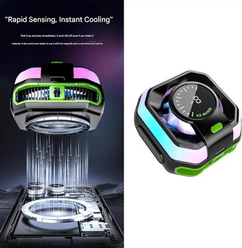 Vista 2 de 3 Speed Digital Display Phone Radiator for Gaming Phones