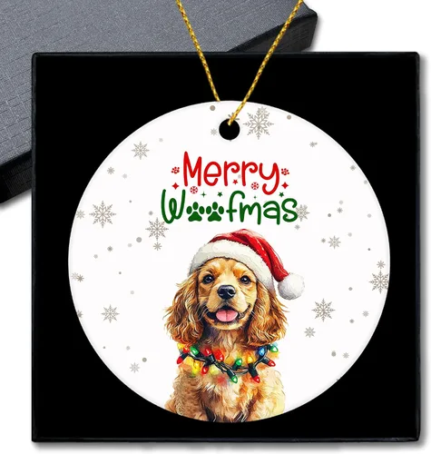 Vista 24 de Shiba Inu Gifts - Adornos navideños de cerámica para árbol y auto