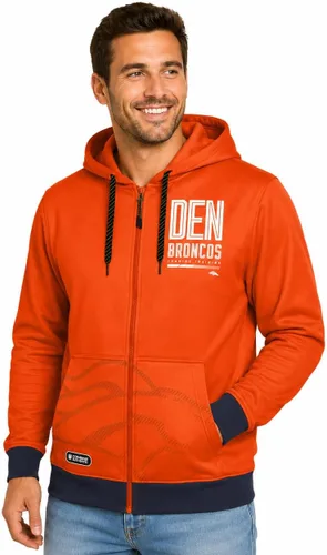 Vista 24 de Outerstuff NFL - Sudadera con capucha para hombre con cremallera completa en colores del