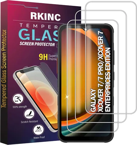 Vista 9 de RKINC Protector de pantalla [paquete de 3] para Samsung Galaxy A71, protector de pantalla de vidrio templado de privacidad