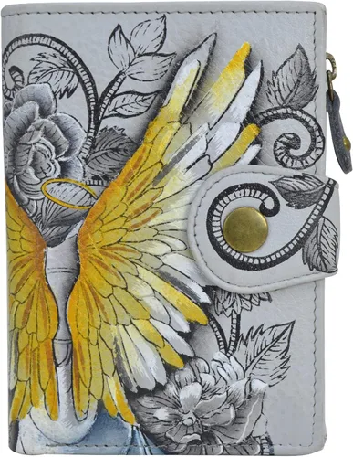 Vista 56 de Anna by Anuschka Cartera de mujer pintada a mano de cuero genuino para mujer