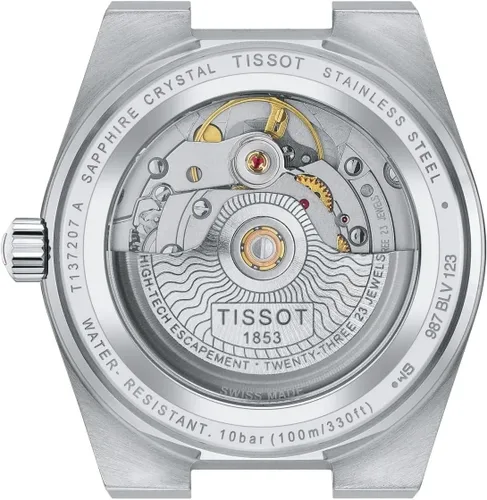 Vista 3 de Tissot PRX Powermatic 80 1.378 in, Gris