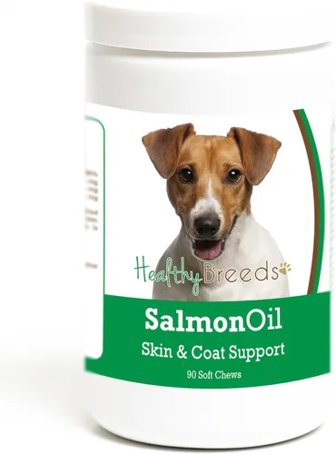 Vista 380 de Healthy Breeds Affenpinscher - Masticables suaves de aceite de salmón, 90