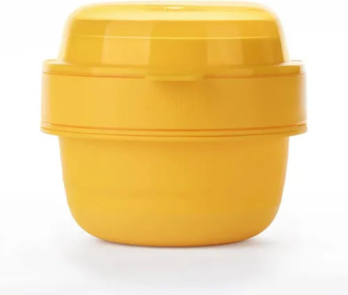 Vista 10 de Tazón plegable estilo Bento para sopa, ensalada, sándwiches y aperitivos, reutilizable, tapa a prueba de derrames, apto para microondas con Berenjena