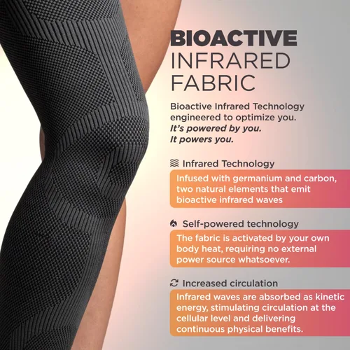 Vista 2 de Incrediwear Manga larga de pierna de longitud completa para aliviar el dolor de piernas y recuperación muscular, ayuda a reducir la hinchazón