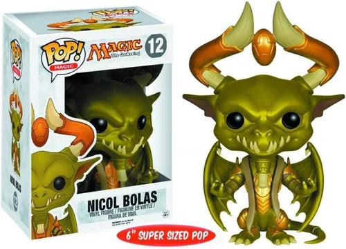 Vista 2 de Funko POP Games: Magic The Gathering - Figura de vinilo de Nicol Bolas Series 2, 6 pulgadas