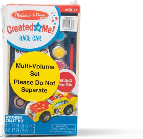 Vista 6 de Coche de carreras DYO de Melissa & Doug.