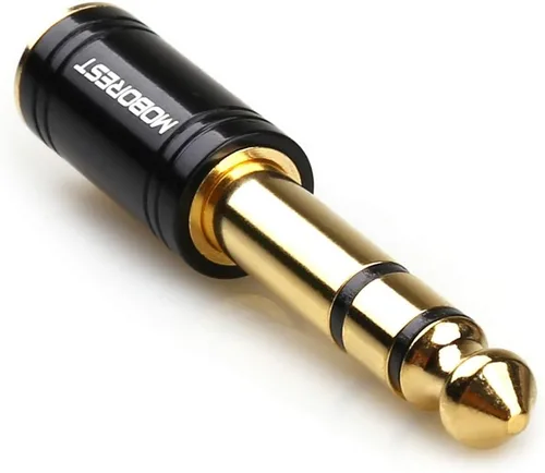 Vista 11 de MOBOREST - Adaptador de plug 1/4 pulgadas (6.35mm) a jack 1/8 pulgadas (3.5mm), estéreo