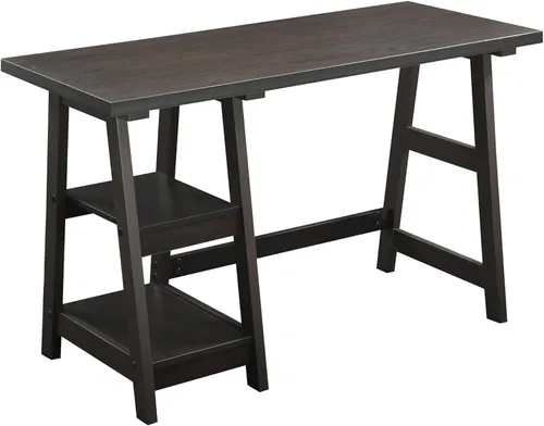 Vista 9 de Escritorio de caballete Convenience Concepts Designs2Go, Madera manufacturada, Blanco