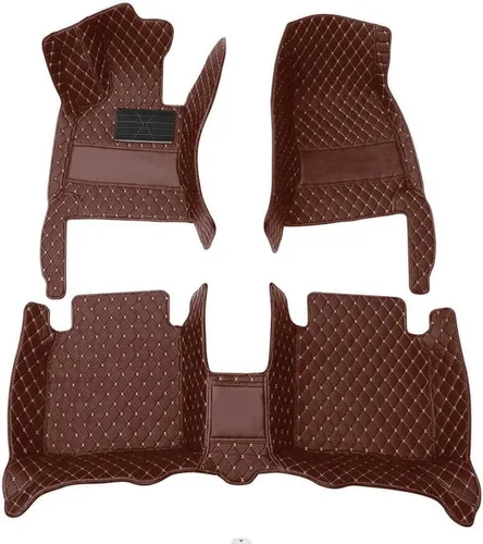 Vista 37 de Tapetes de automóvil personalizados para el 99% de modelos de vehículos, cuero, tapicería completa, color beige, rojo, rosa, azul, púrpura