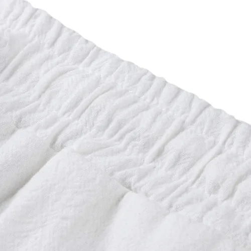 Vista 8 de Pantalones de lino para hombre, ajuste delgado, pantalones casuales de lino para hombre, piernas rectas, cordón elástico, cintura suelta, pantalones