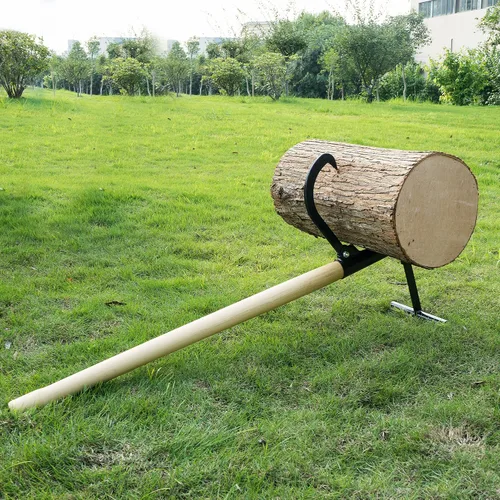 Vista 5 de Timberjack - Elevador de troncos – Herramienta divisora de troncos de madera y metal de 48.5 pulgadas con apertura de troncos de 14.5 pulgadas