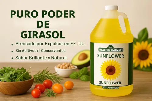 Vista 7 de Aceite de girasol sin OMG Healthy Harvest