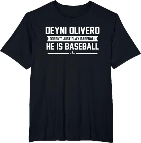 Vista 14 de Camiseta de equipo para fanáticos del béisbol He is Baseball Deyni Olivero Prospect