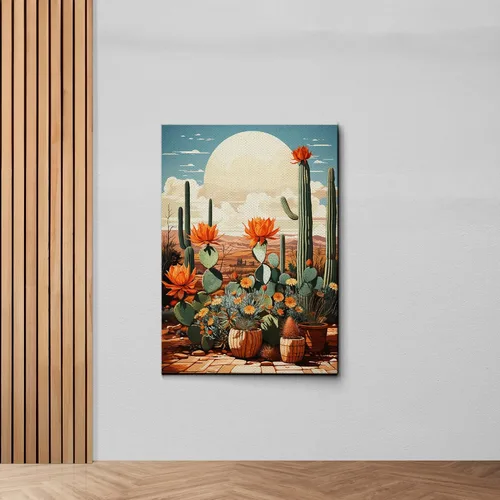 Vista 7 de StoreUSA97 Saguaro Cactus, Desert Wall Art Decor, Travel Poster for Bedroom, Living Room, Office, Bathroom, Gift for California, Arizona, Utah, New