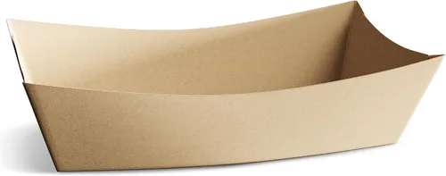 Vista 8 de SPARGOS Botes de comida de papel kraft, paquete de 125 bandejas para servir