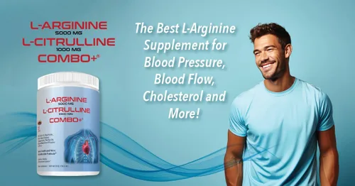 Vista 5 de L-Arginina 5000 mg y L-citrulina 1000 mg Combo+ - Cereza, 30 porciones, 13.76 oz de óxido nítrico en polvo de mezcla de bebida - CoQ10 y raíz