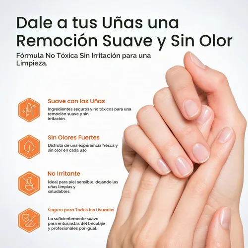 Vista 7 de Modelones - Removedor de pegamento para uñas, uñas a presión, 1.0 fl oz
