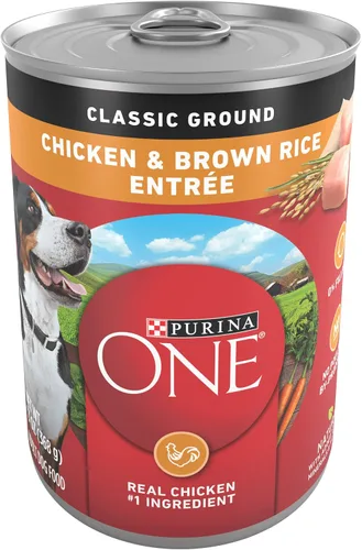 Vista 20 de Purina ONE Alimento húmedo para perros con alto contenido de proteínas True Instinct Cortes tiernos en salsa de comida para perros con carne de res