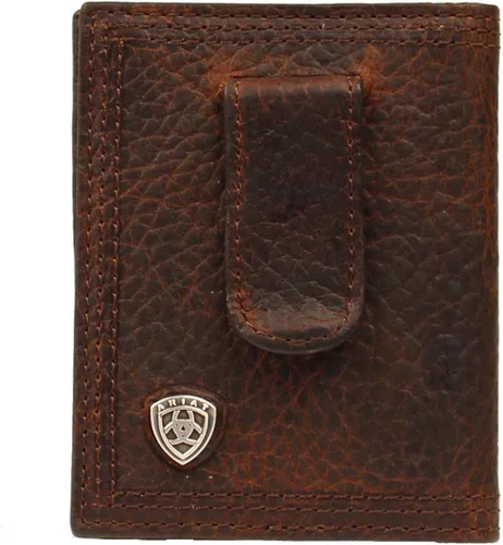 Vista 2 de ARIAT Money Clid - Cartera plegable para hombre color marrón talla única Marrón