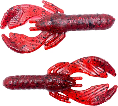 Vista 28 de Phat Pak Baits - Beasty Bug Jr Ned Rig Craw Finesse Bass Señuelo de pesca de plástico suave 20ct 2.8" Bicho Bama