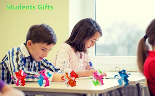 Vista 4 de Paquete de 30 unidades a granel de mono Push Rainbow Bubble Mini Pop Fidget para niños y niñas, pequeños regalos de fiesta de cumpleaños de Navidad