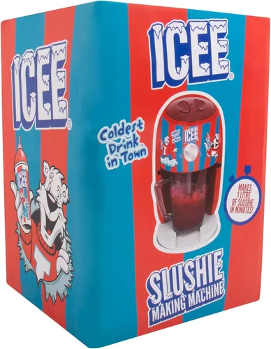 Vista 6 de Máquina de cono de nieve ICEE y paquete de 4 jarabes ICEE. Auténtica máquina de afeitar de hielo ICEE Home. Crea hasta medio galón de hielo