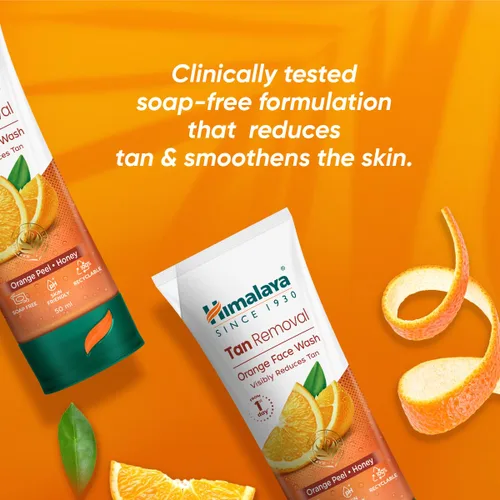 Vista 5 de Himalaya Lavado facial naranja eliminación de bronceado, 1.7 fl oz