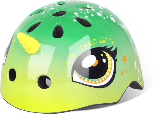 Vista 14 de Casco de bicicleta para niños pequeños, ajustable y multideportivo, 3 tamaños para edades de 1-2-3-5-8-14 años