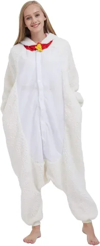 Vista 3 de SAMGU Adult Onesie Animal Halloween Cosplay Costume One Piece Pajamas for Women and Men