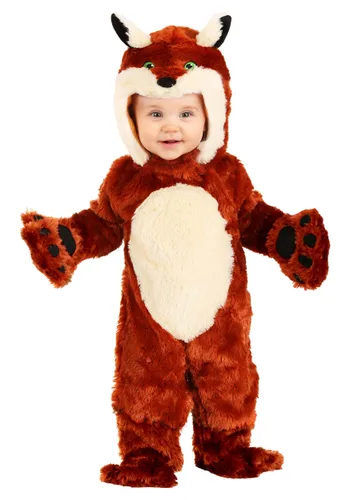 Vista 3 de Disfraz de Zorro de Peluche Para Bebé Multicolor