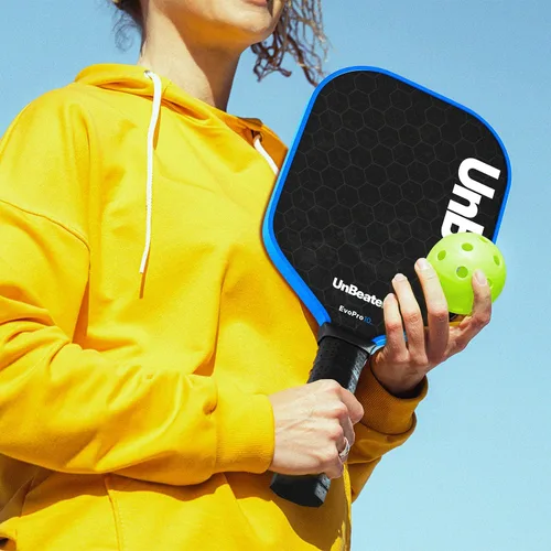 Vista 7 de Juego de 2 palas de pickleball aprobadas por USAPA de fibra de carbono de 0.630 in, palas de pickleball para hombres y mujeres, raquetas ligeras
