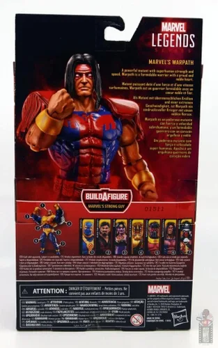 Vista 2 de Hasbro Marvel Legends Series Collection - Figura de acción de Marvel's Warpath de 6 pulgadas, diseño premium y 2 accesorios