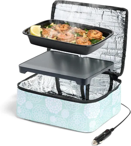 Vista 11 de HOTLOGIC Mini lonchera térmica - Calentador eléctrico portátil de alimentos para hombres y mujeres - Ideal para el trabajo, la oficina