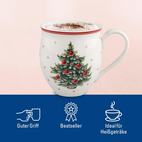 Vista 6 de Villeroy & Boch Delight - Juego de tazas de 2 piezas, X Mas Tree