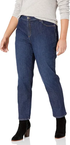 Vista 11 de Gloria Vanderbilt - Pantalones de mezclilla Amanda clásicos de tiro alto y pierna cónica petite para mujer Begonia Bloom