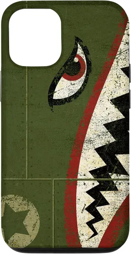 Vista 28 de WWII P-40 Fighter Plane Shark Mouth Warbird Nose Art Case for iPhone 17