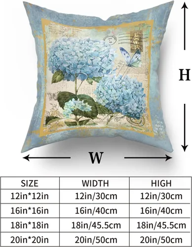 Vista 179 de Giwawa Juego de 2 fundas de almohada decorativas con diseño floral de girasol de 16 x 16 pulgadas, fundas de cojín decorativas para el hogar, sofá