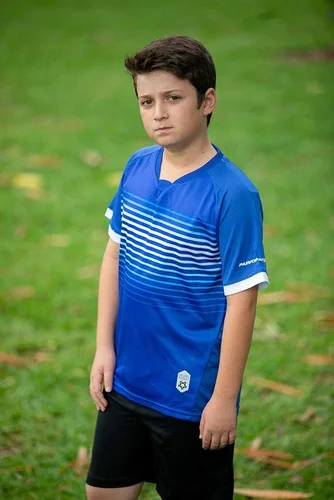 Vista 7 de Camiseta de fútbol para niños de primera calidad, uniforme de entrenamiento de equipo deportivo edades de 6 a 12 años camisas deportivas