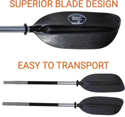 Vista 3 de BKC uh-kp224 86" Kayak par de remos resistentes, livianos con hélices antiderrapantes
