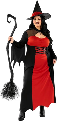 Vista 5 de Morph Disfraces de bruja para mujer, disfraces de bruja para adultos, traje de bruja para adultos, disfraces de Halloween para mujeres adultas