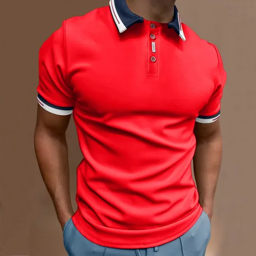 Vista 4 de Camiseta de la bandera estadounidense para hombre, estilo casual, patriótica, polo con cremallera, para el Día de la Independencia para niños
