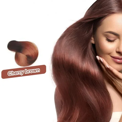 Vista 2 de MOKERU - Tinte profesional de aceite de coco argán para el cabello, 16.9 fl oz, acción rápida, champú de color de cabello gris de larga duración