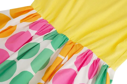 Vista 5 de Bonny Billy Vestidos sin mangas de algodón con estampado floral para niña