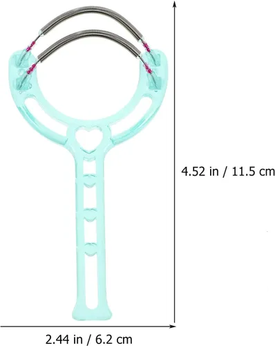 Vista 2 de Facial Hair Removal Tool Dual Spring Threading Epilator Portable Manual Face Hair Remover for Women Sensitive Skin Use Random